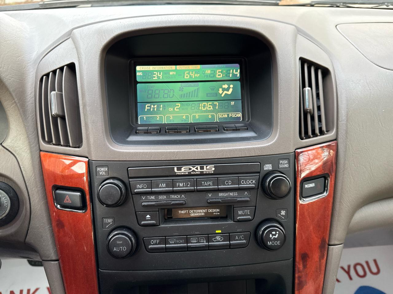 Lexus RX 300 2WD 2001