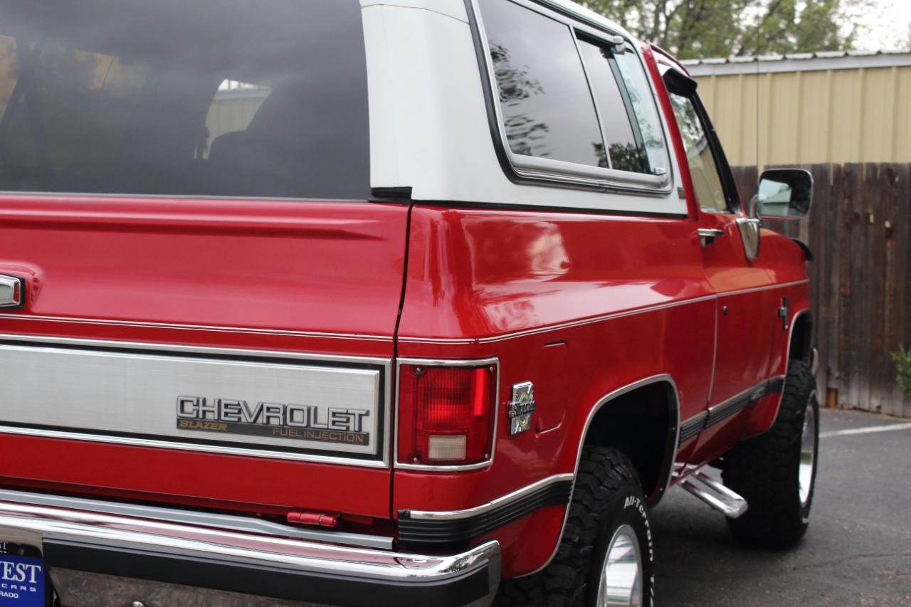 Chevrolet Blazer Silverado 4WD 1991
