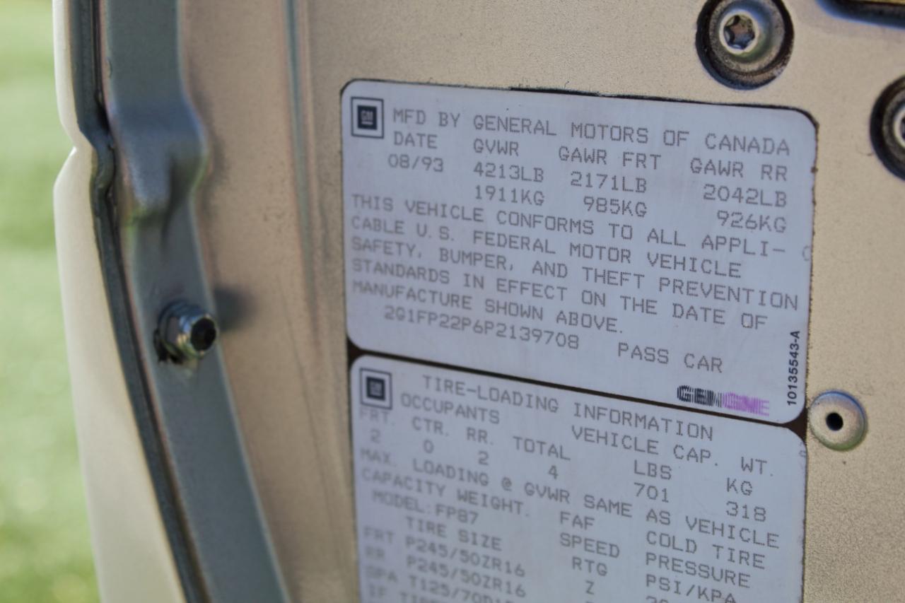 Chevrolet Camaro  1993