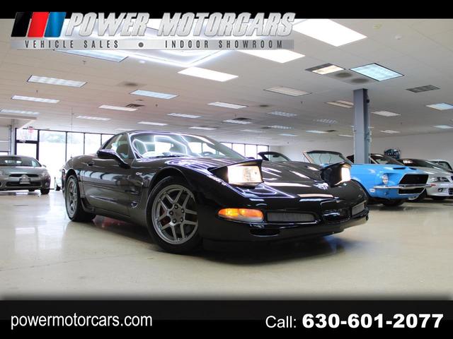 Black 2003 Chevrolet Corvette Z06 Hardtop Coupe RWD Coupe Rear-Wheel Drive