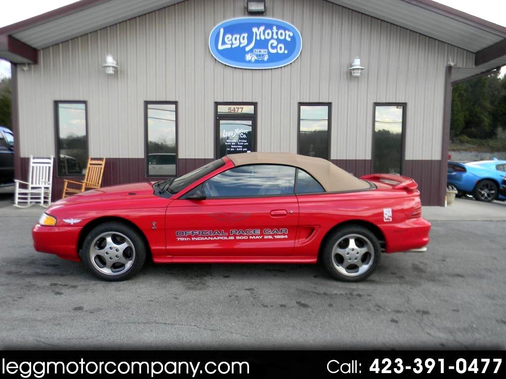 Used 1994 Ford Mustang Cobra Convertible Indy Pace Car Edition for Sale