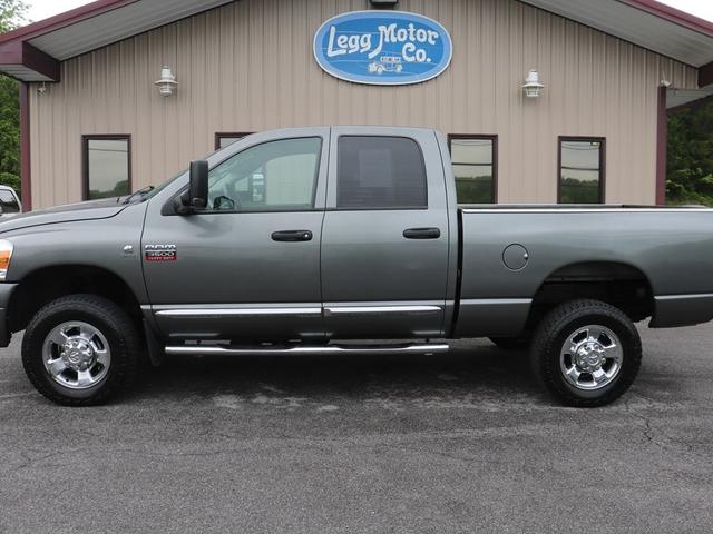 Silver 2008 Dodge RAM 3500 ST Quad Cab 4WD Pickup Truck Four-Wheel Drive Automatic
