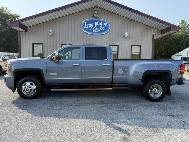 Blue 2016 Chevrolet Silverado 3500HD Pickup Truck Four-Wheel Drive Automatic