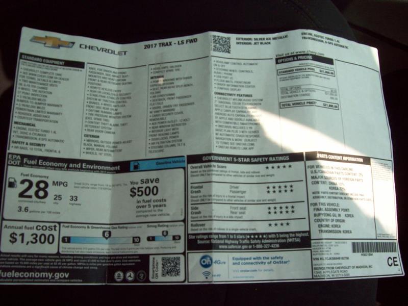 Chevrolet Trax LS FWD 2017