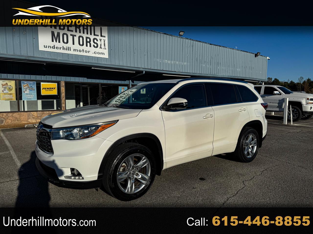 2016 Toyota Highlander Limited AWD V6