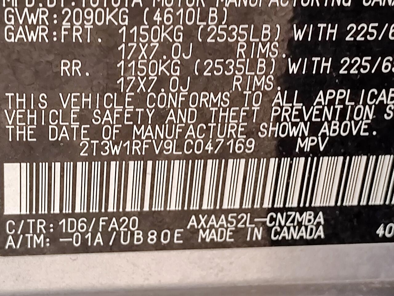 Toyota RAV4 XLE 2020 Toyota RAV4 XLE 2020