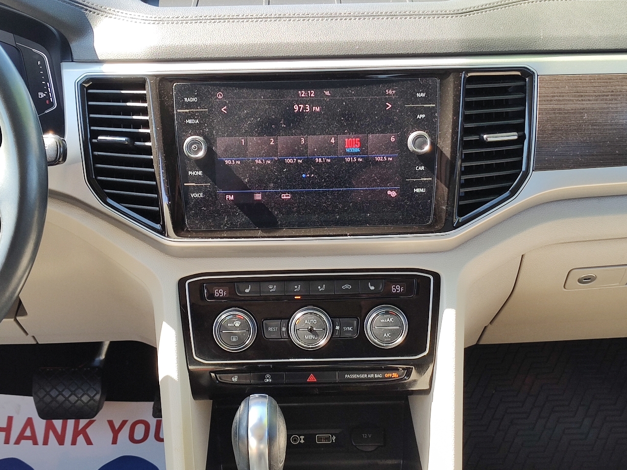 Volkswagen Atlas 3.6L V6 SEL FWD 2019