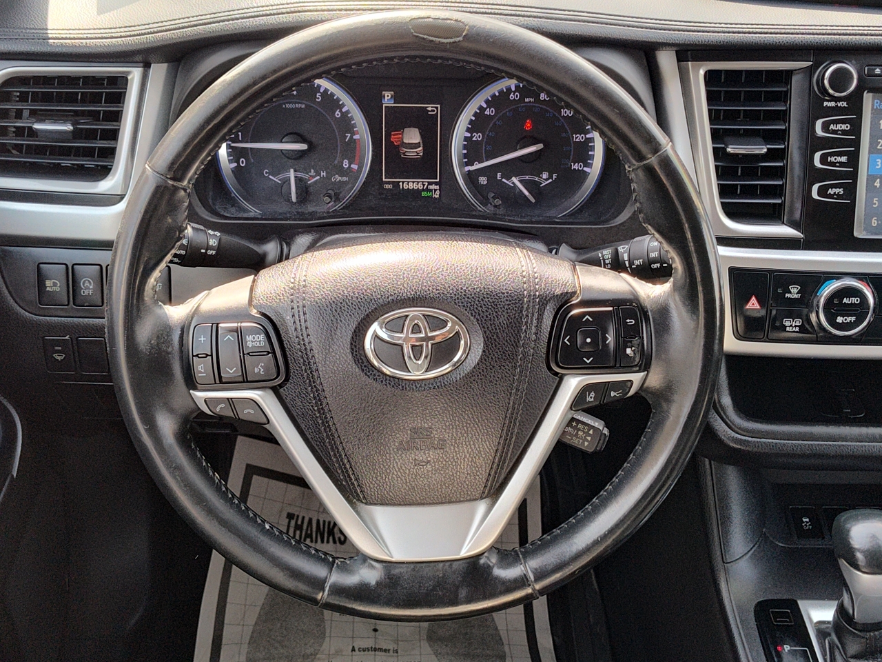 Toyota Highlander SE FWD V6 2017