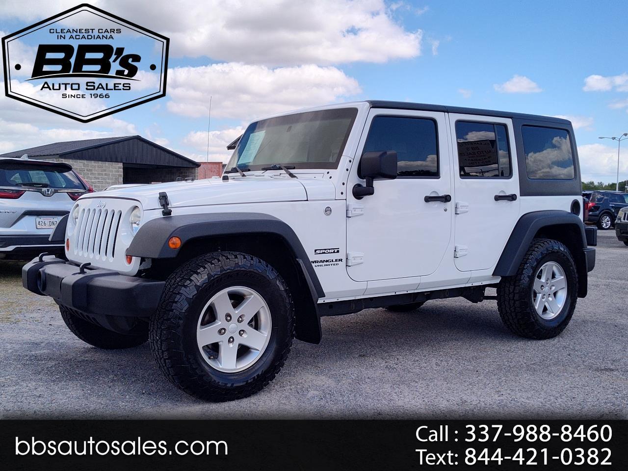 2013 Jeep Wrangler Unlimited 4WD 4dr Sport