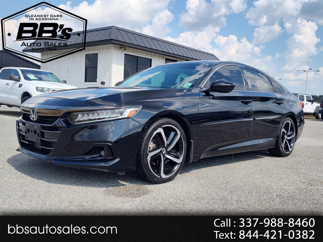 2021 Honda Accord Sedan Sport 1.5T CVT