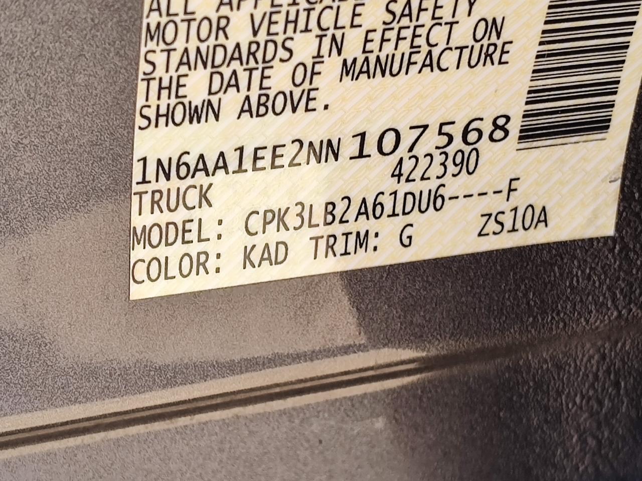 Nissan Titan 4x2 Crew Cab SV 2022