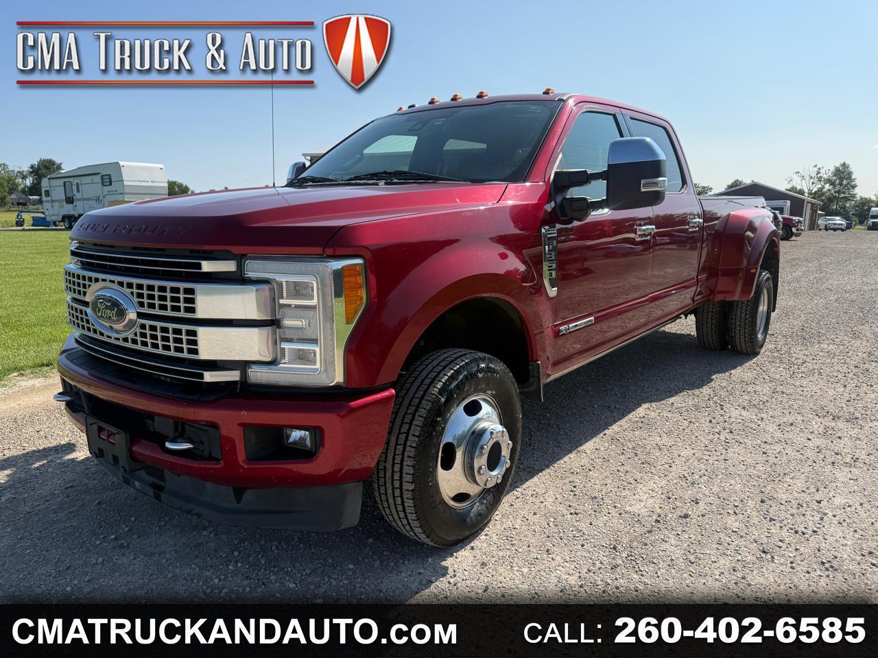 2017 Ford Super Duty F-350 DRW Platinum 4WD Crew Cab 8' Box