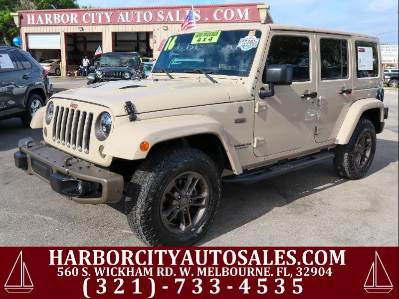 2016 Jeep Wrangler Unlimited 4WD 4dr 75th Anniversary