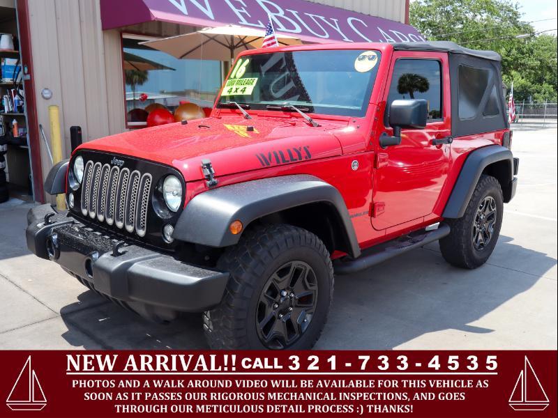 2016 Jeep Wrangler 4WD 2dr Willys Wheeler