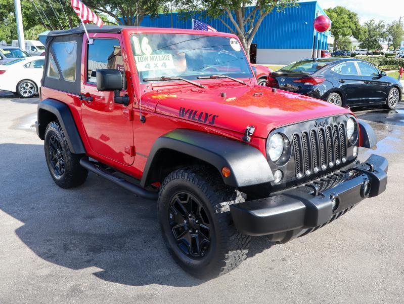 Jeep Wrangler 4WD 2dr Willys Wheeler 2016
