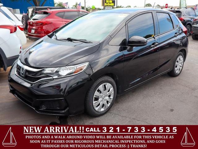CRYSTAL BLACK PEARL 2019 Honda Fit LX FWD Hatchback Front-Wheel Drive Automatic