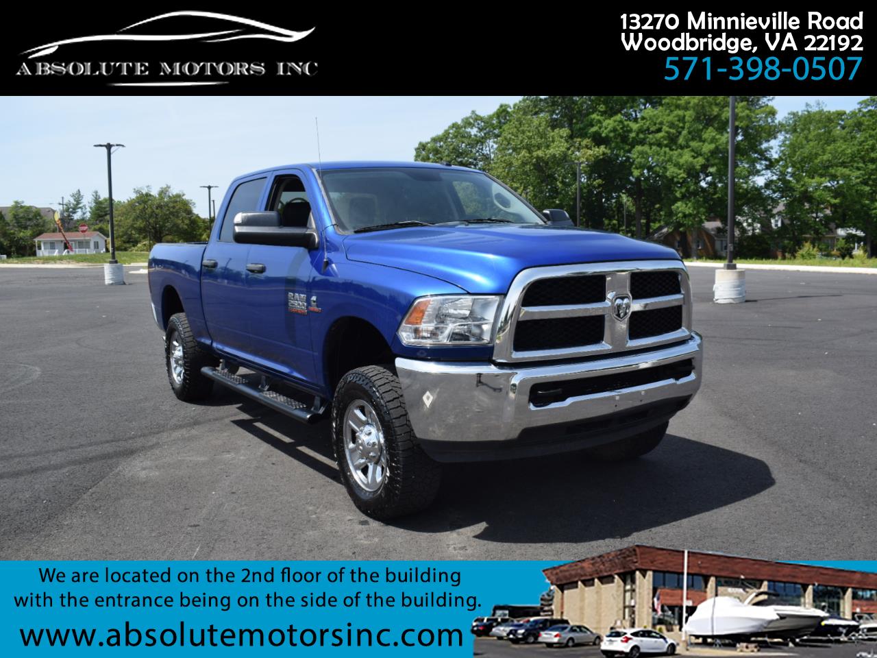 Used 2018 RAM 2500 Tradesman Crew Cab SWB 4WD for Sale in Woodbridge VA 22192 Absolute Motors Inc