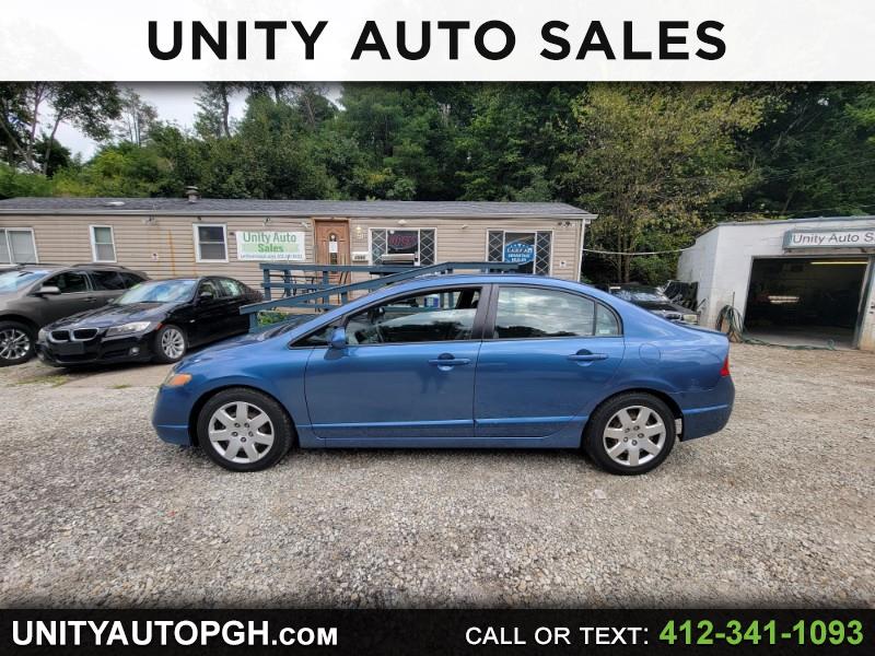 Used 2008 Honda Civic LX Sedan AT for Sale in Pittsburgh PA 15234 Unity Auto Sales