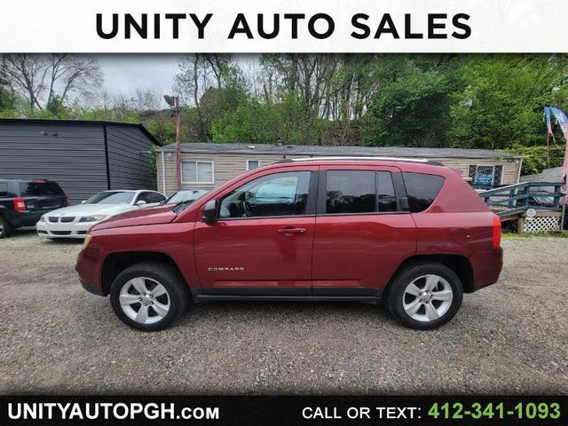 Red 2012 Jeep Compass Latitude 4WD SUV / Crossover Four-Wheel Drive Continuously Variable Transmission