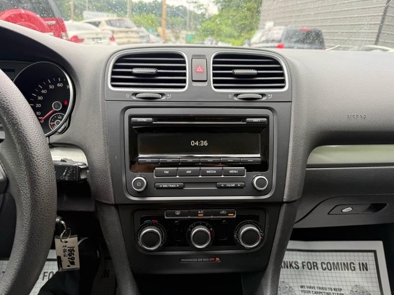 Volkswagen Golf 2.5L Conv & Sunroof 4 Door PZEV 2013