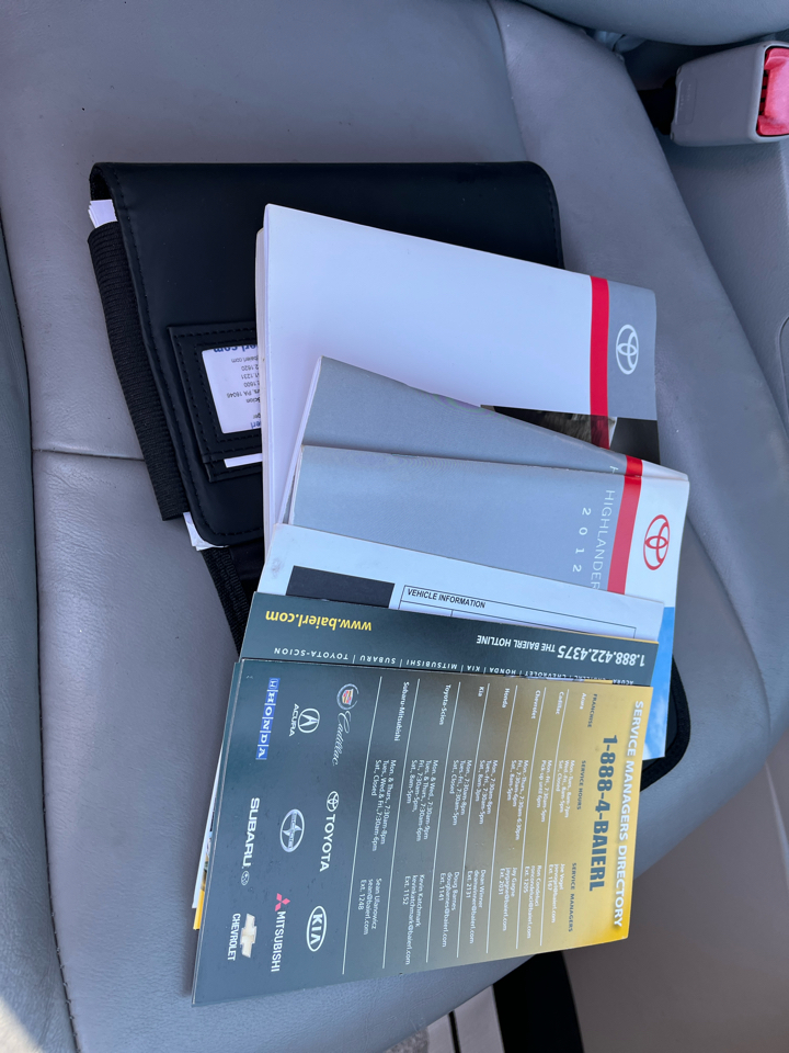 Toyota Highlander SE 4D SUV AWD 2012