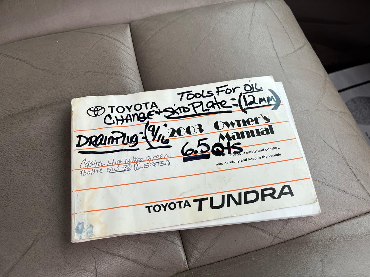 Toyota Tundra Limited Access Cab 4WD 2003