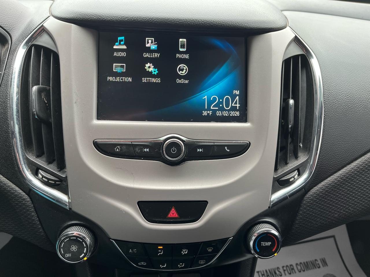 Chevrolet Cruze LS Auto 2016