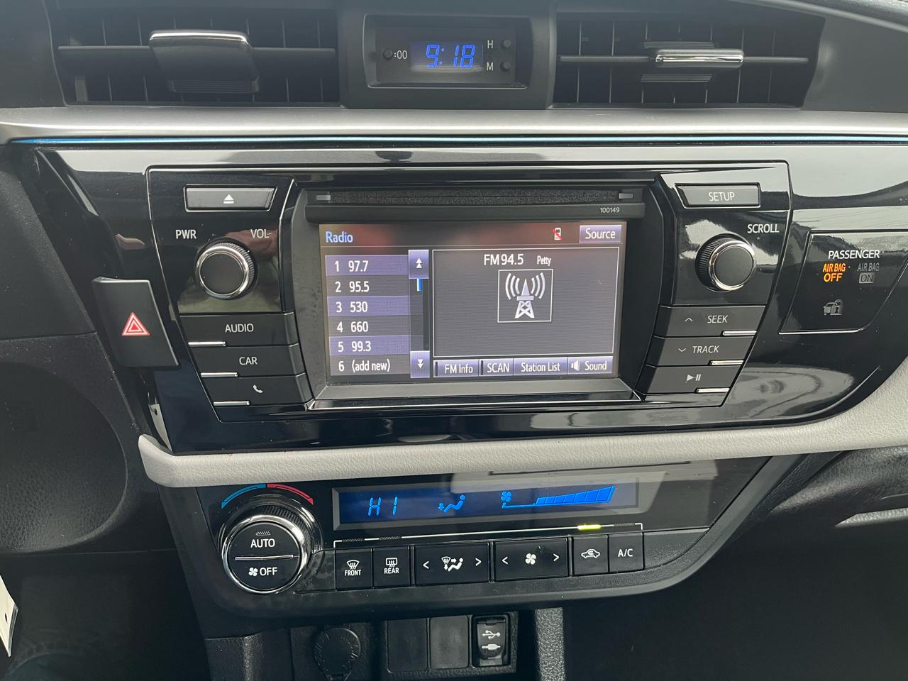 Toyota Corolla LE 4D Sedan 2014