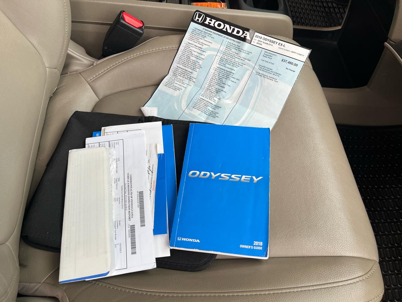 Honda Odyssey EX-L Wagon 2018