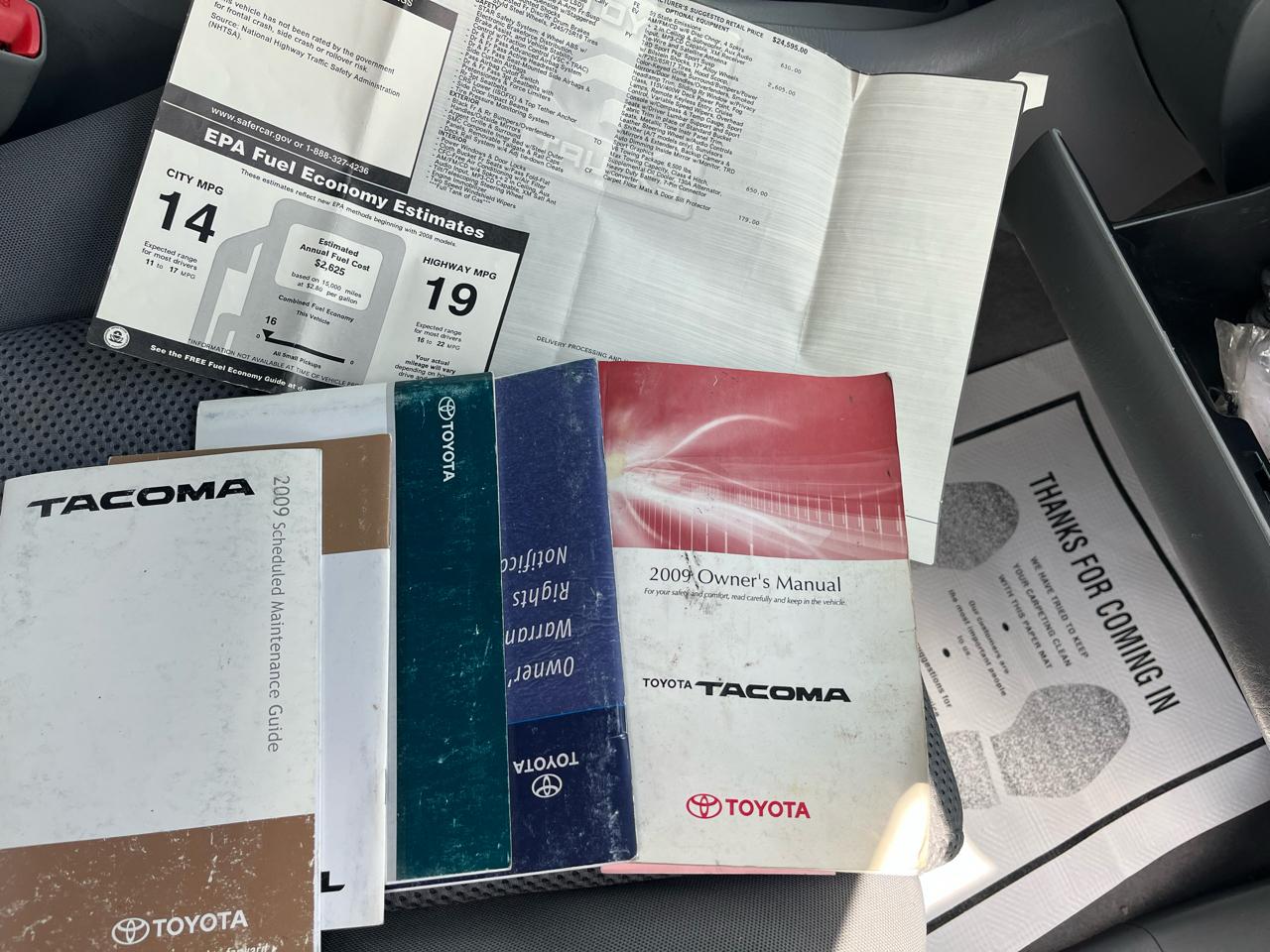 Toyota Tacoma Access Cab V6 4WD 2009