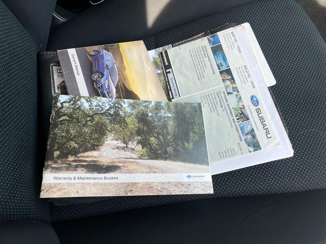 Subaru Impreza 2.0i Premium PZEV 4-Door 2015