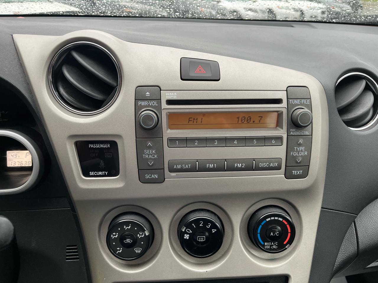 Toyota Matrix S AWD 4-Speed AT 2010