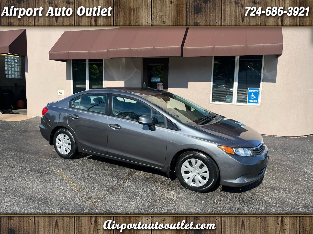 Honda Civic LX Sedan 5-Speed AT 2012