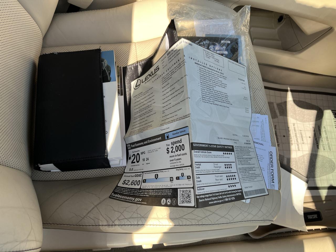 Lexus RX 350 AWD 2015