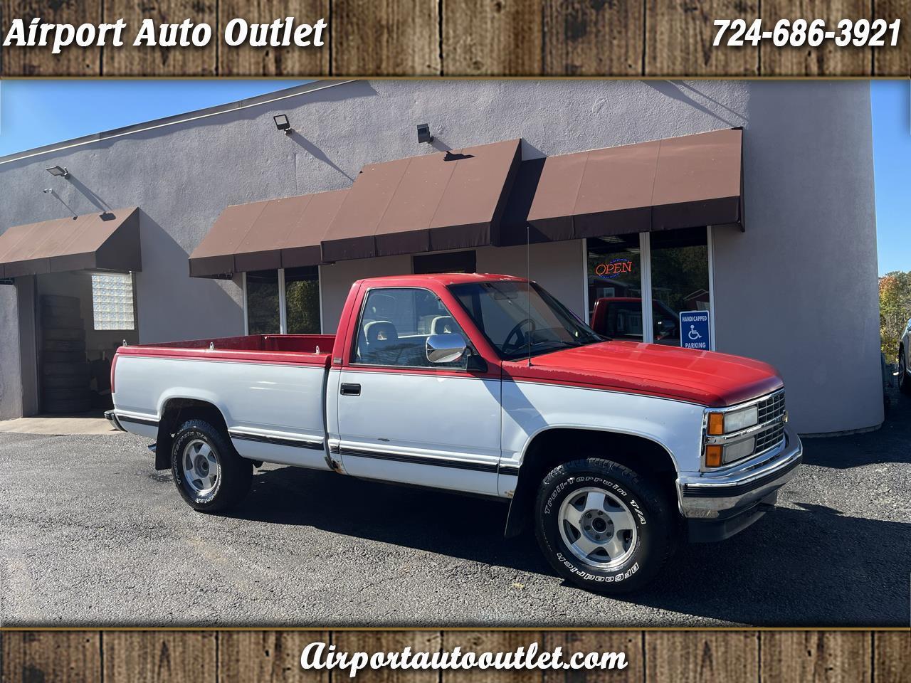 Chevrolet C/K 1500 Reg. Cab W/T 8-ft. Bed 4WD 1992
