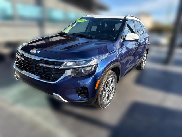 Blue 2024 Kia Seltos S AWD SUV / Crossover All-Wheel Drive Continuously Variable Transmission
