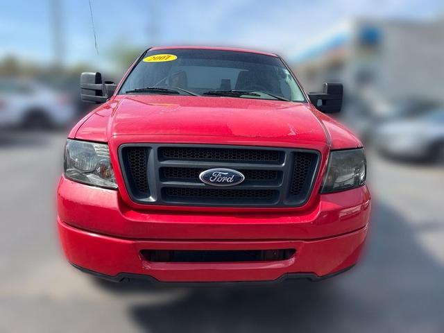 Red 2007 Ford F-150 STX SuperCab Short Bed 4WD Pickup Truck Four-Wheel Drive Automatic