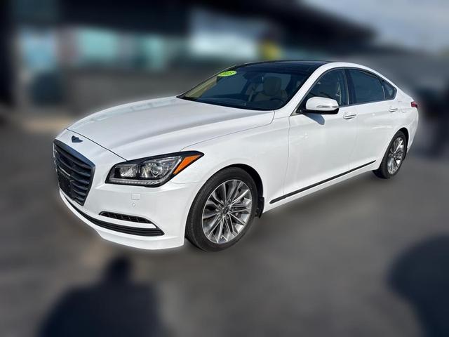 White 2015 Hyundai Genesis 3.8 AWD Sedan All-Wheel Drive Automatic