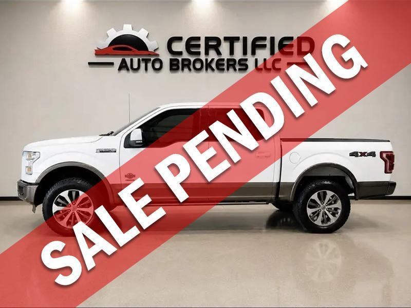 White 2016 Ford F-150 Pickup Truck Four-Wheel Drive Automatic