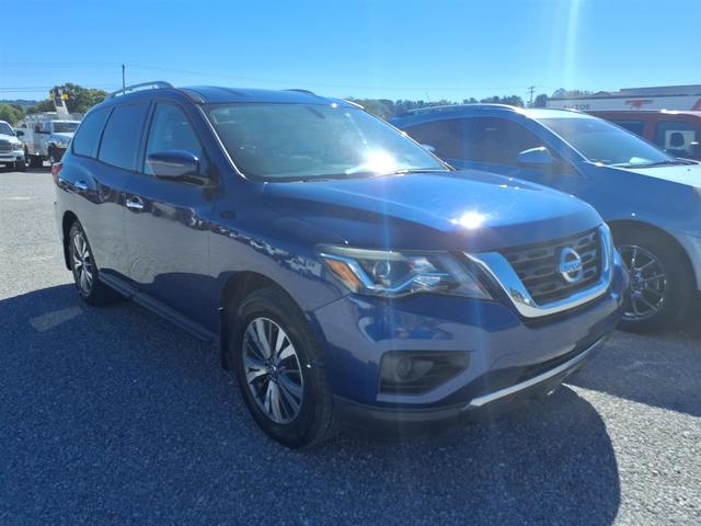 Blue 2017 Nissan Pathfinder SUV / Crossover Front-Wheel Drive Continuously Variable Transmission
