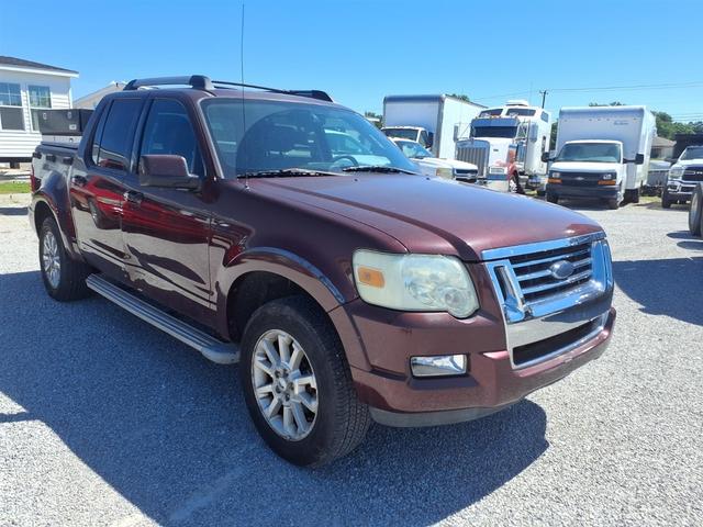 Dk. Red 2007 Ford Explorer Sport Trac Limited 4WD Pickup Truck Four-Wheel Drive 5-Speed Automatic
