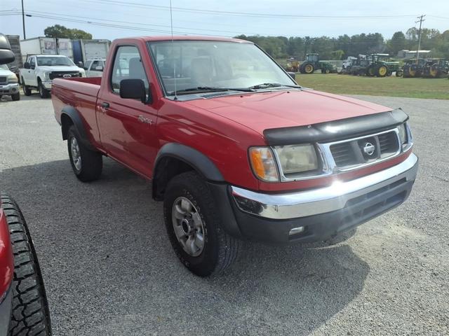 Red 1998 Nissan Frontier Pickup Truck Four-Wheel Drive 5-Speed Manual