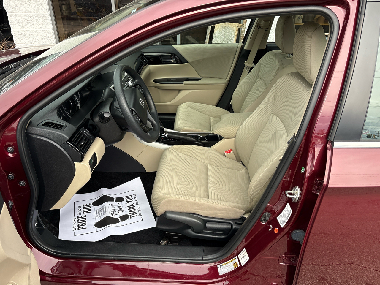 Honda Accord Sedan LX CVT 2017