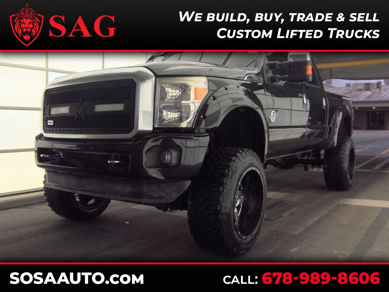 2015 Ford F250 S/D Platinum Crew Cab 4WD SWB