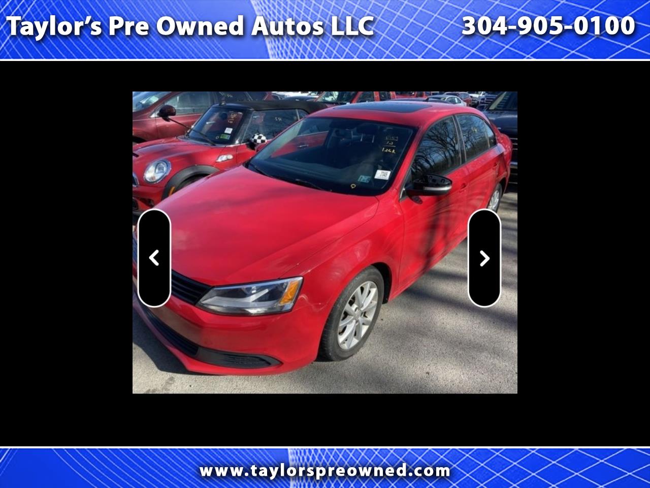 Used 2012 Volkswagen Jetta SE for Sale in Wheeling WV 26003 Taylor's