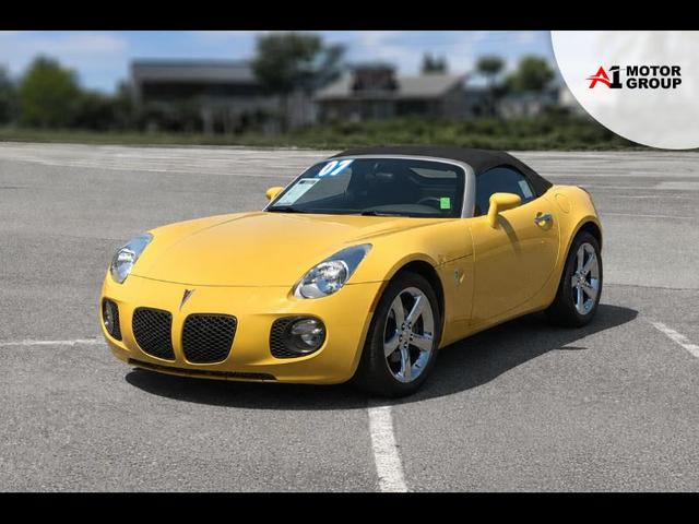 Yellow 2007 Pontiac Solstice Convertible Rear-Wheel Drive 5-Speed Manual