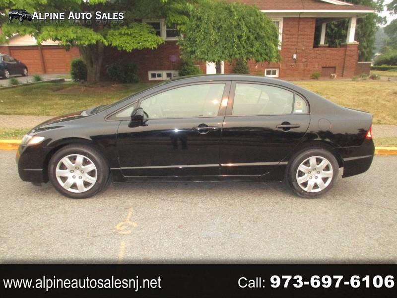 Used 2009 Honda Civic LX 4D Sedan for Sale in Stockholm NJ 07460 Alpine