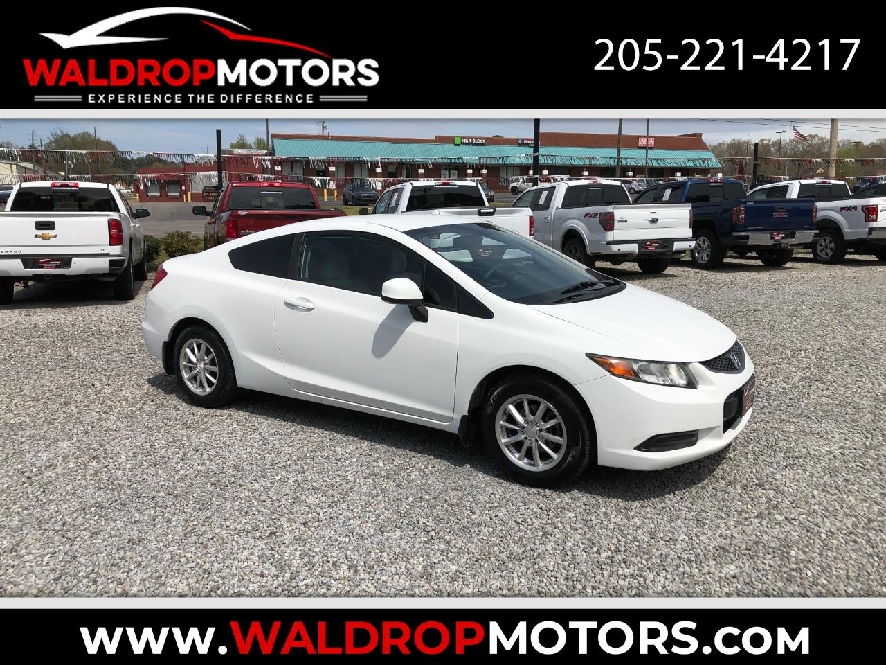 Used 2012 Honda Civic Cpe 2dr Auto LX for Sale in Jasper AL 35501