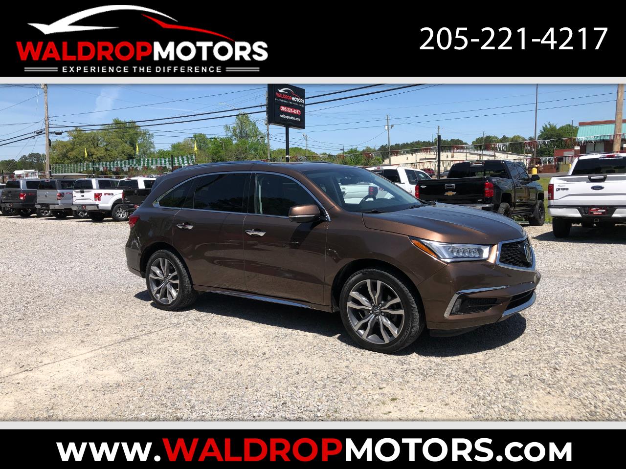 Used 2019 Acura MDX SHAWD w/Advance Pkg for Sale in Jasper AL 35501