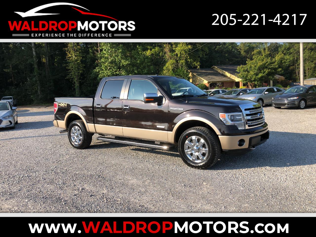 Used 2013 Ford F150 4WD SuperCrew 145" Lariat for Sale in Jasper AL